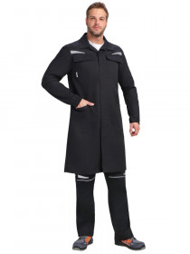 Халат ProfLineSpecialist (тк.Смесовая,240), черный